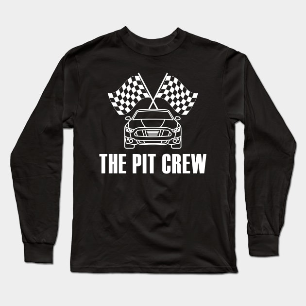 The Pit Crew Birthday Party Car Theme Hosts Long Sleeve T-Shirt by mstory